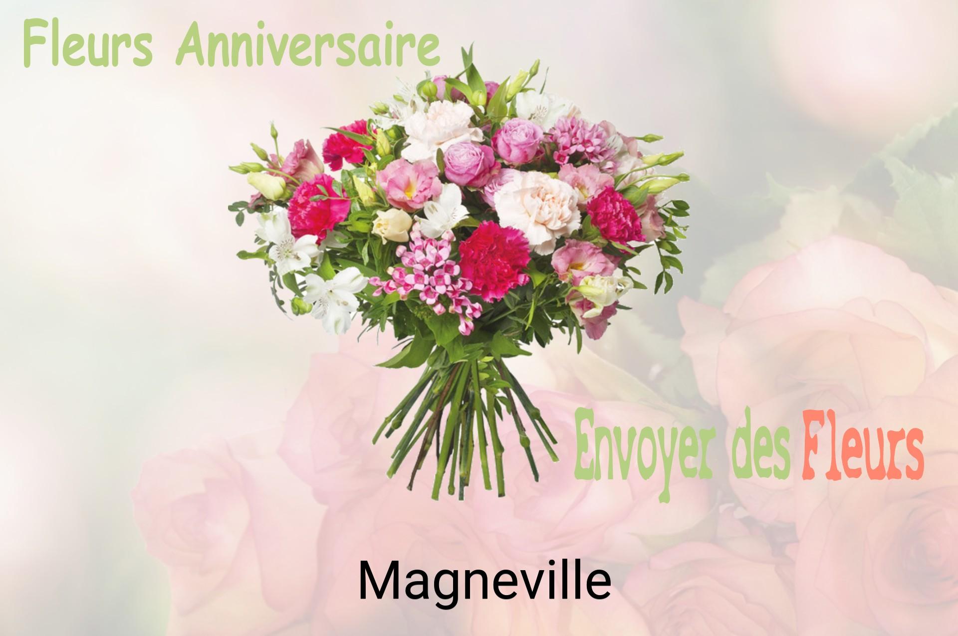 Bouquet de fleurs d’anniversaire livré à Magneville